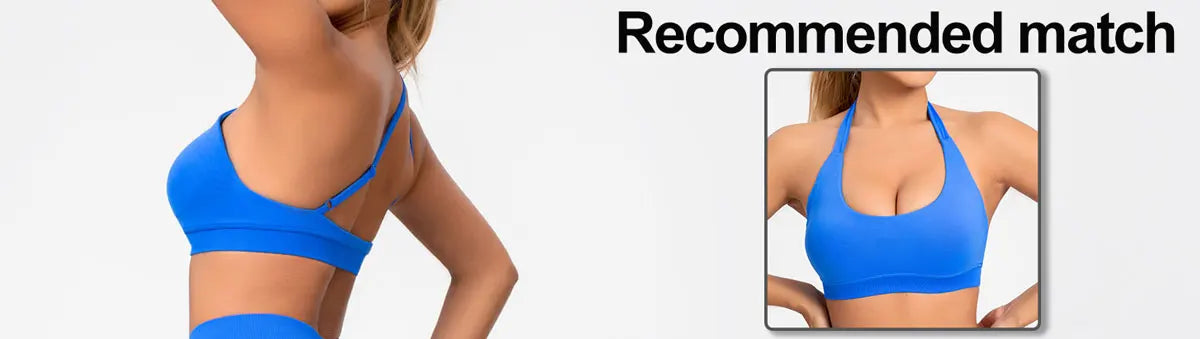NCLAGEN Asymmetric Sports Bra High Support Backless Gym Top Women Halter Fitness Running Workout Clothes Sexy Seamless Underwear