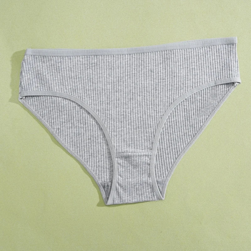 Women's Seamless Cotton Briefs Women Panties Solid Color Breathable Underwear Female Low Waist Soft Lingerie S-XXL
