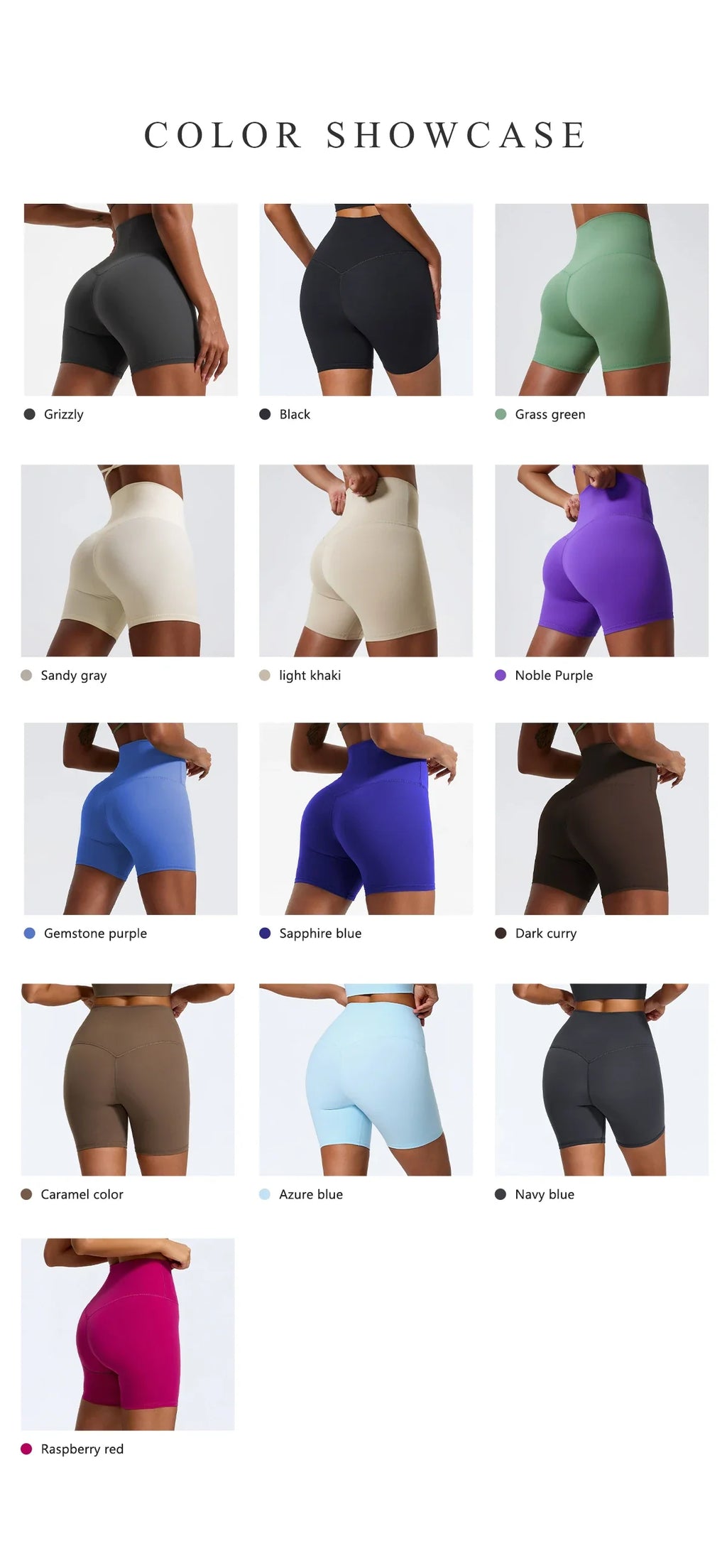 Hearuisavy Summer Soft Sports Shorts Buttock Lift Gym Leggings Women High Waist Yoga Shorts Women Running Cycling Workout Shorts