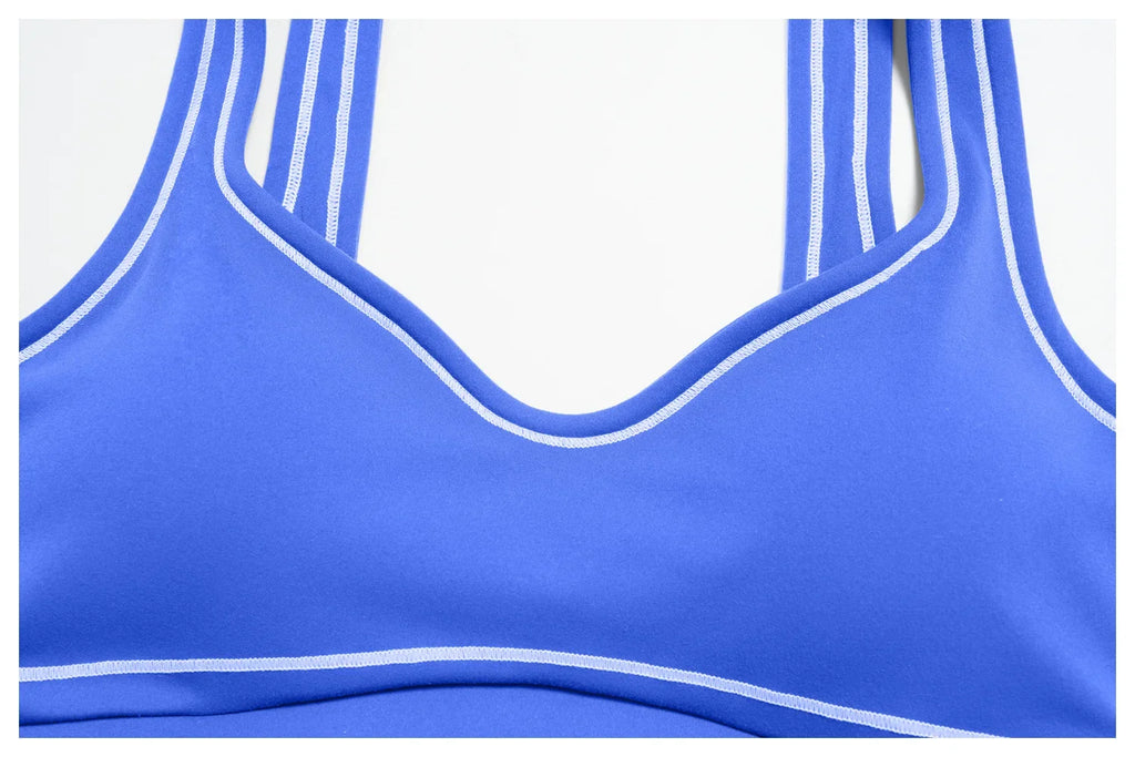 Breathable Sports Bra Women Shockproof Fitness Tops Push Up Gym Crop Top Brassiere Sport Bras Gym Workout Top Summer Yoga Bra