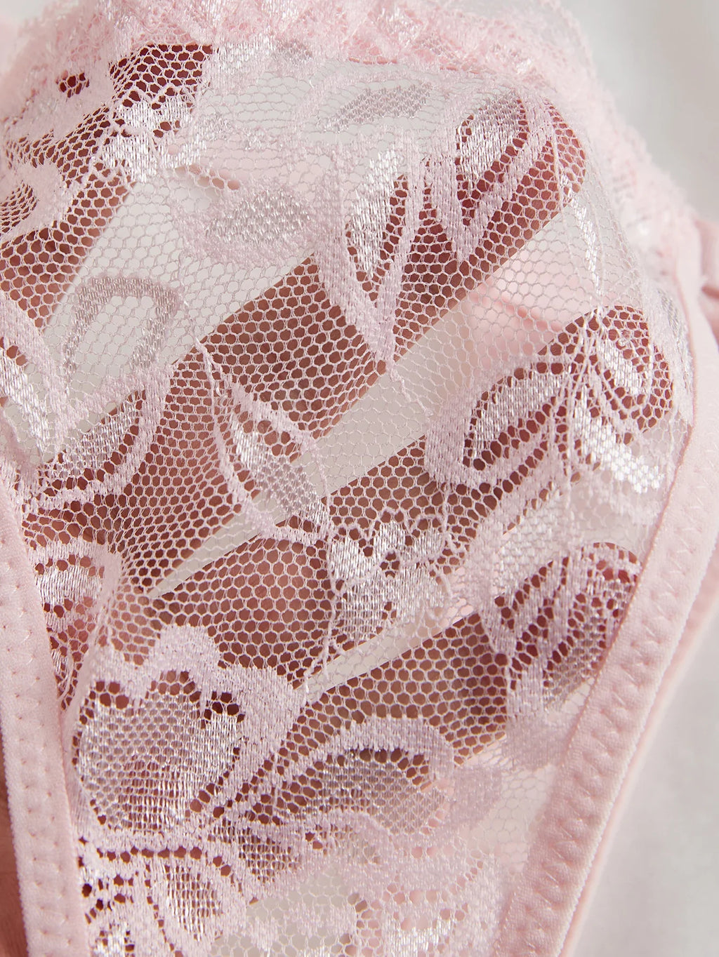 3-Pack Women's Sexy Lace Panties Underwear, Adjustable Strap Floral Lace Sheer Mesh Sexy Thong