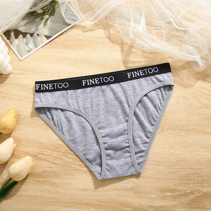 1Pcs Women' Cotton Pantys Sexy Comfortable Letter Printed Woman Briefs Ladies Underpants Fashion Girls Lingerie M-XXL