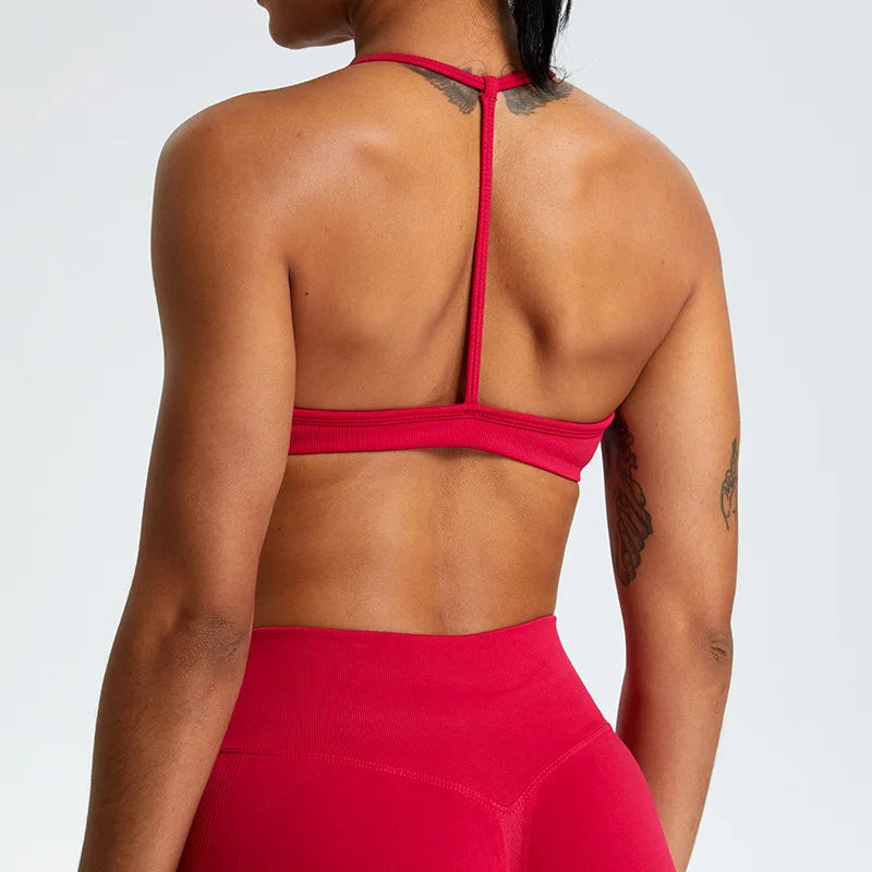 Women Sports Underwear High Support Sports Top Push Up Yoga Bra Gym Crop Top Fitness Workout Bra Running Brassiere Sportswear