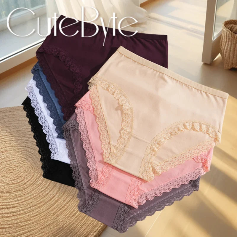 Women's Cotton Briefs Women Seamless Panties Solid Color Breathable Underwear Female Low Waist Soft Lingerie S-XXL
