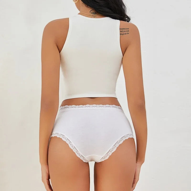 Women's Seamless Cotton Briefs Women Panties Solid Color Breathable Underwear Female Low Waist Soft Lingerie S-XXL