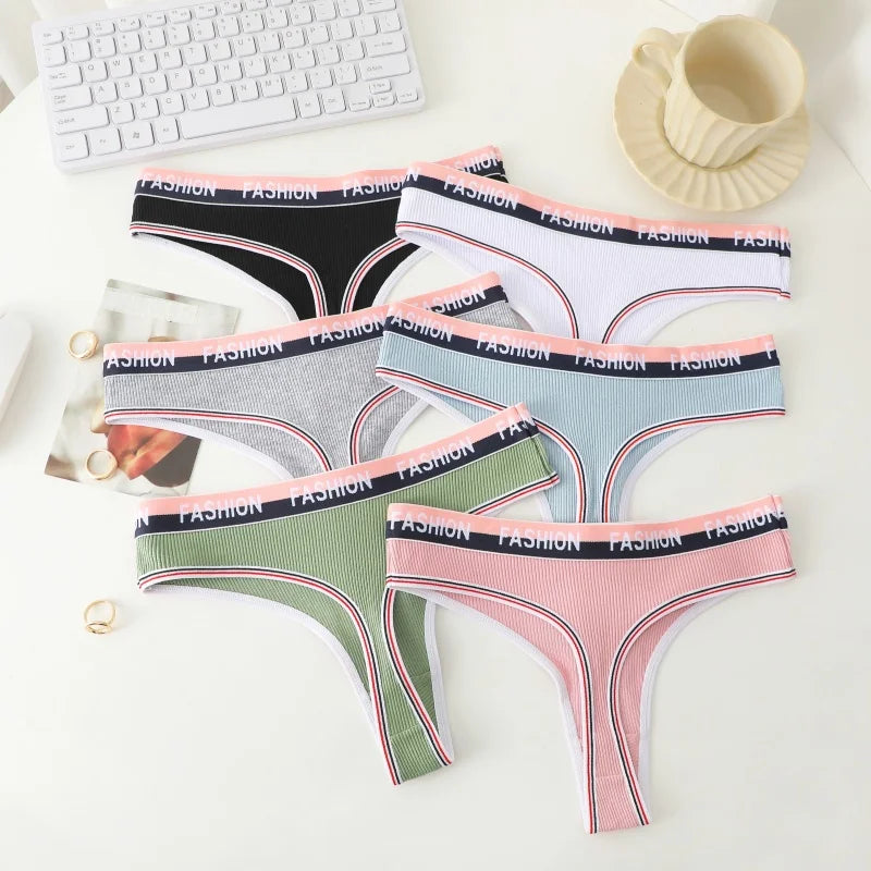 4Pcs Women's Seamless Cotton Briefs Intimates Sexy Panties Solid Color Breathable Underwear Female Low Waist Soft Lingerie S-XL
