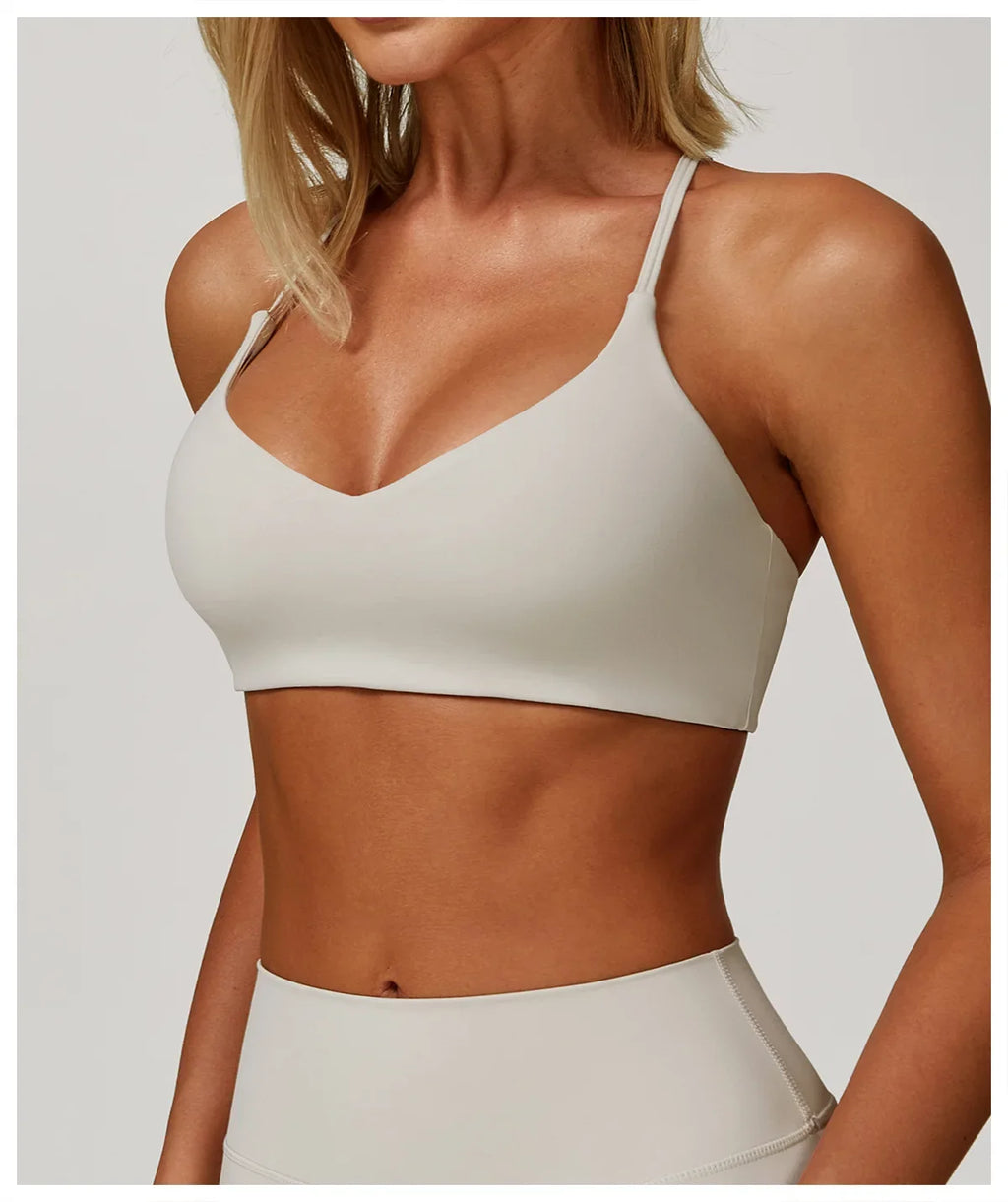 Sports Bra High Lmpact Sports Bra Sexy Yoga Fitness Top Women Sports Underwear Push-Up Bra Sportswear Workout Sports Top Female