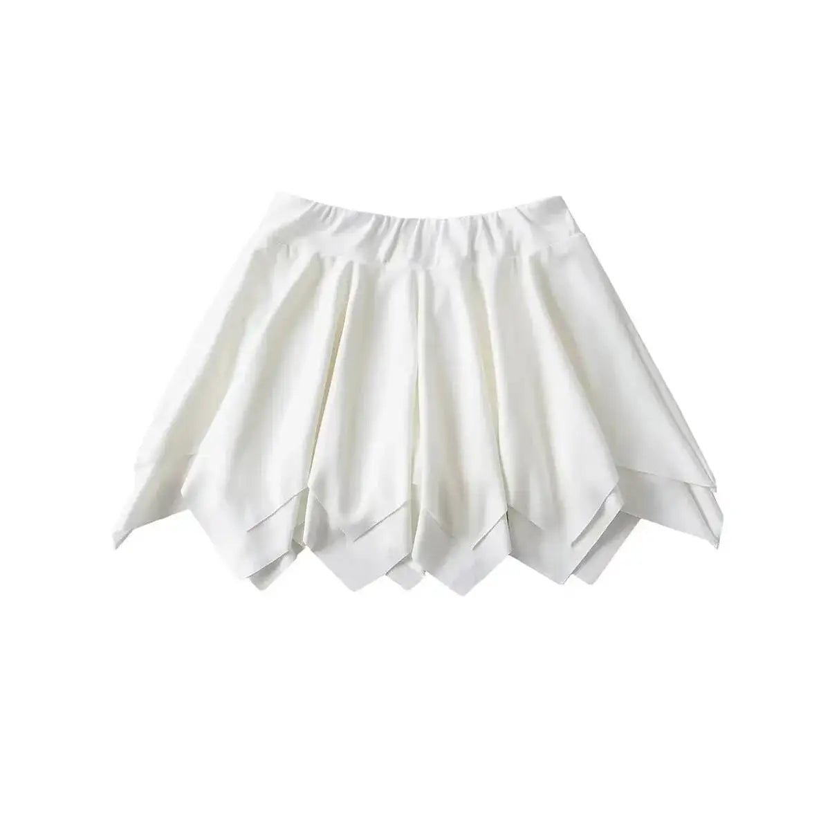 Summer Sexy Pure Desire Loose Edge Design Sense Short Skirt Women High Waisted Wrap Hip Reducing Age Pleated A-line Skirt H2JI