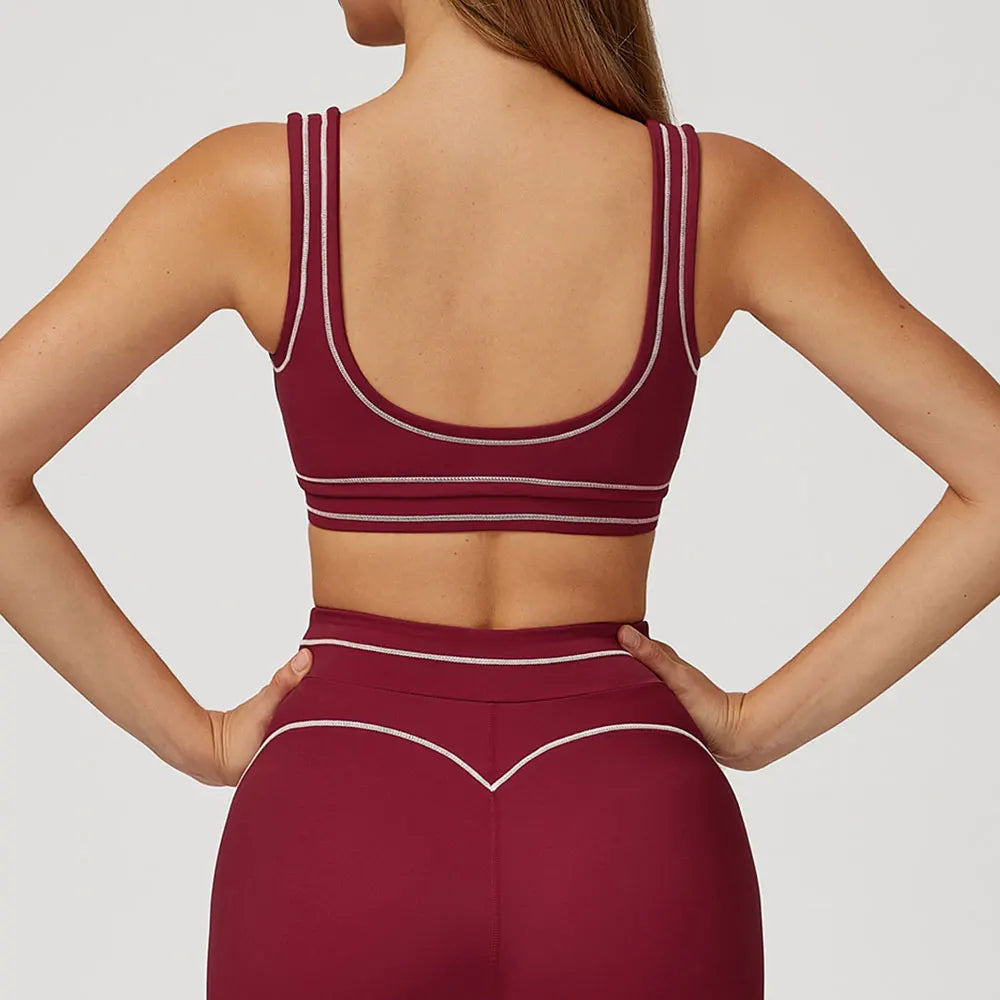 Breathable Sports Underwear for Women Shockproof Fitness Top Push Up Gym Crop Top Brassiere Sport Bra Gym Workout Top Yoga Bra