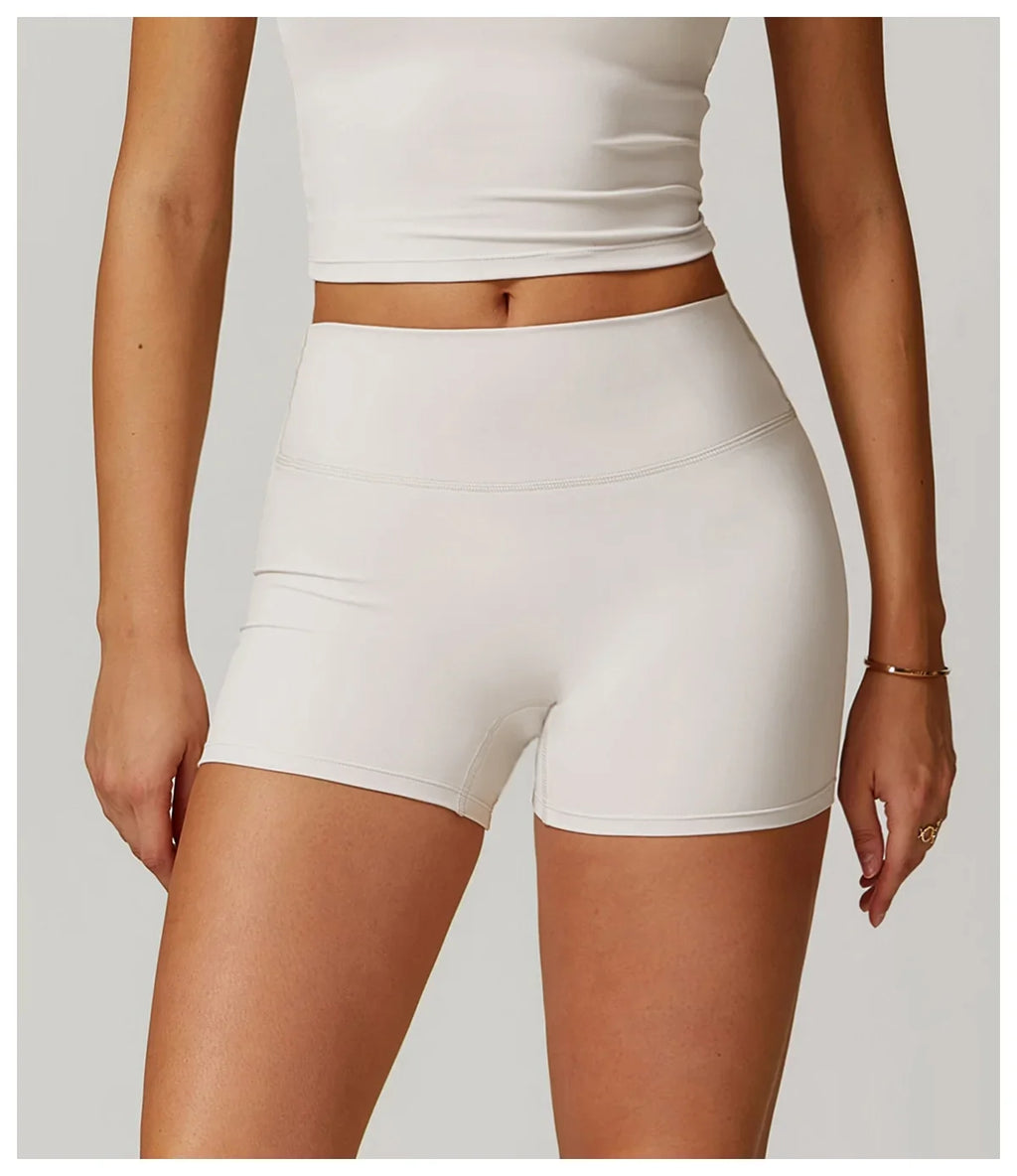 Yoga Shorts Women Summer Fitness Shorts Running Cycling Shorts Breathable Sports Leggings High Waist Summer Workout Gym Shorts