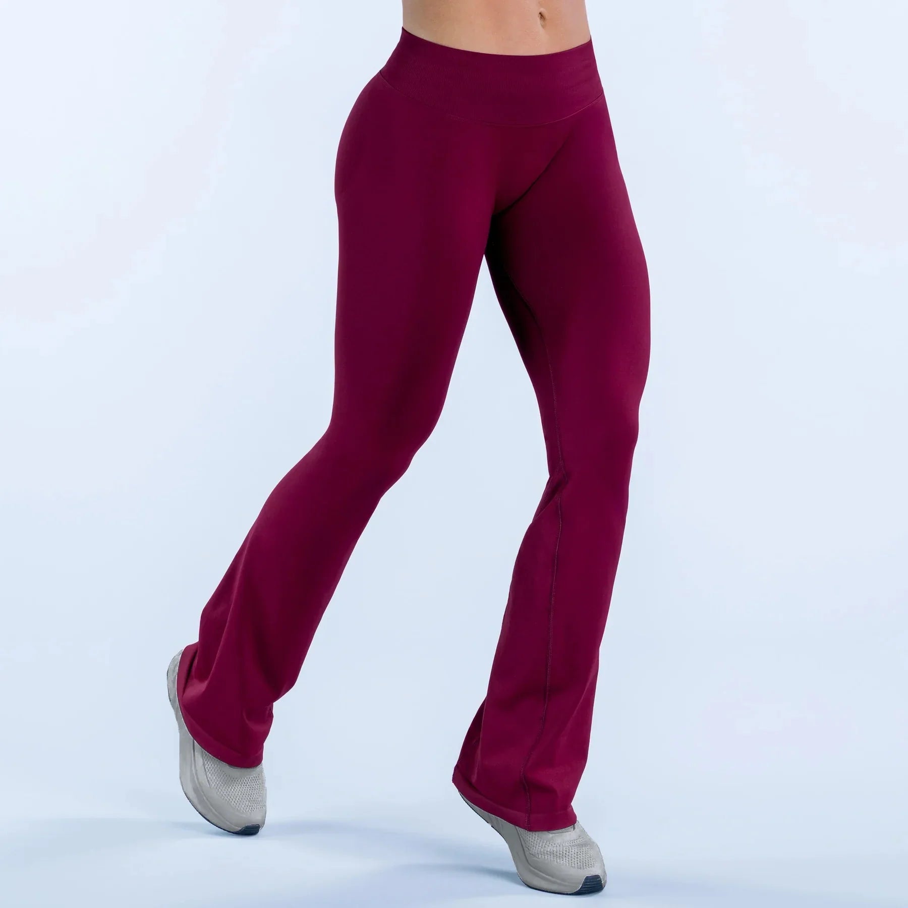 NCLAGEN Impact Flares Scrunch Booty Women's Gym Leggings Seamless Fitness Workout Yoga Trousers Squat Proof Fashion Flared Pants