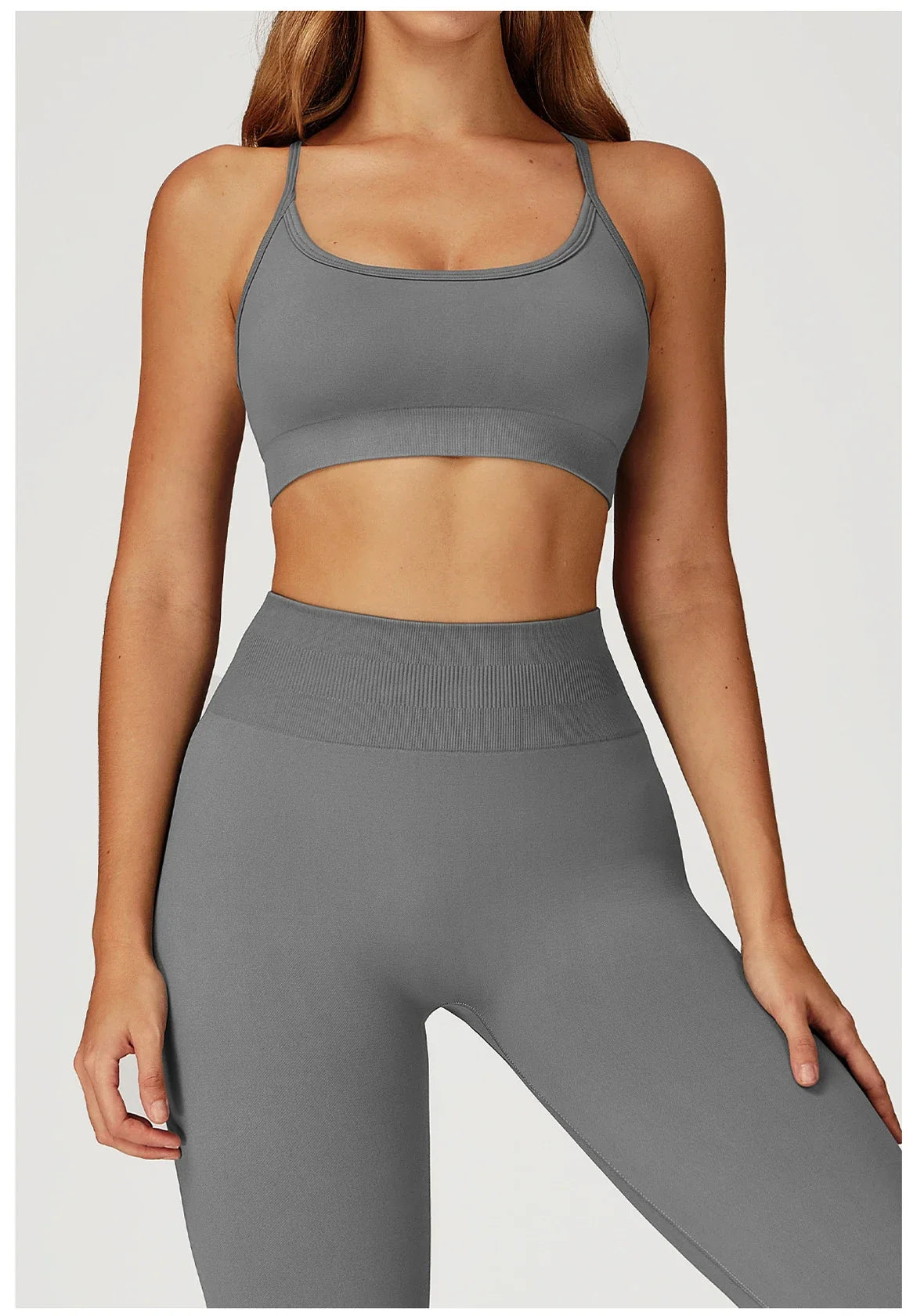 Women Seamless Yoga Sports Bra Breathable Shock Proof Gym Workout Fitness Push up Top Yoga Running Active Sportswear Vest Bra
