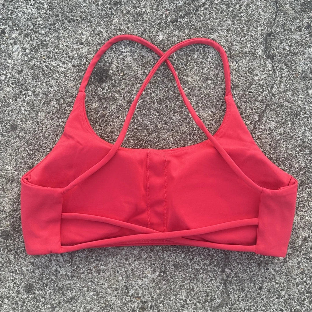 Solid Color Tight Comprehensive Training Women Fitness Bra Cross Back Yoga Underwear Gym Sport Top Hollow Back Push Up Chest Pad