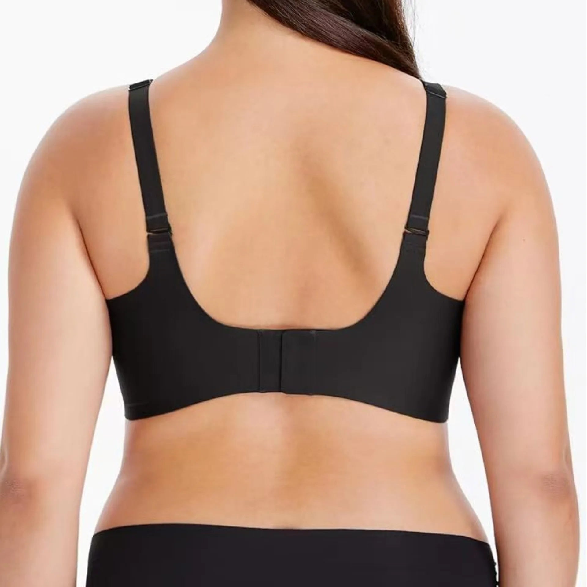 Plus-size Jelly-like Wire-free Bra Thin Molded Cups with A Wire-free Design Comfortable and Breathable Underwear Push Up