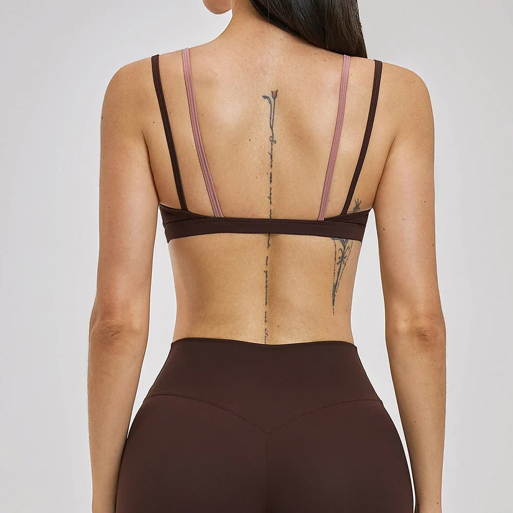 Sexy Sports Bra Women Gym Top Running Backless Yoga Bra Breathable Workout Sport Underwear Women Fitness Bra Push Up Workout Top