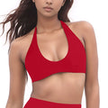 NCLAGEN Gym high support Workout underwear SoftMotion Minimal Halter Neck Bralette Women's sports bra Pilates yoga halter top