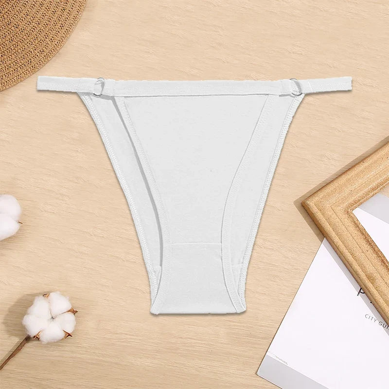 Women Low-Rise Bikini Panties M-2XL Cotton Underwear Ladies Comfortable Briefs Female Soft Underpants Female Sexy Lingerie 2023