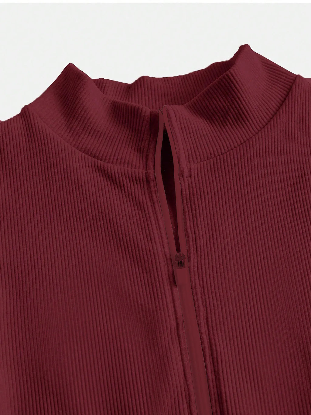 Women's Solid Color Half Zip Ribbed Knit Short Sleeve Romper Sports Soft Slim Fit Mock Neck Jumpsuit Streetwear 2025 Summer