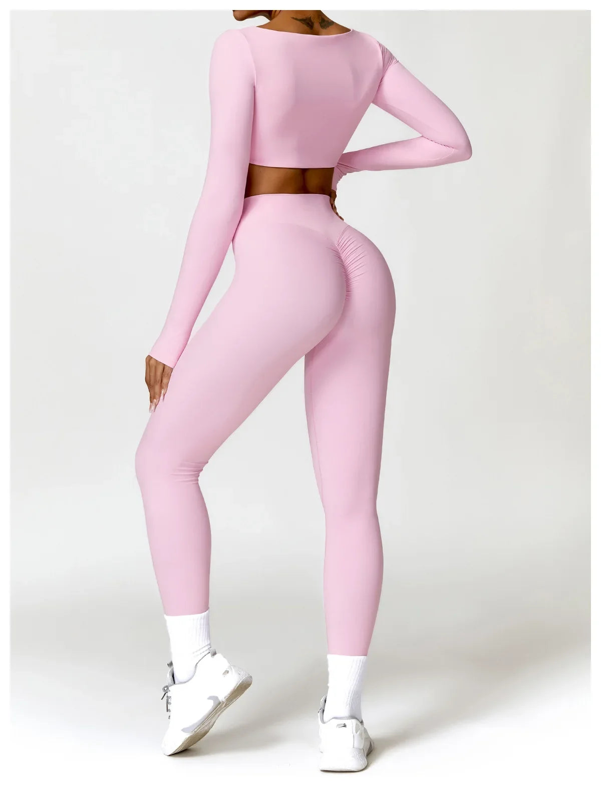 Hearuisavy Summer Scrunch Gym Leggings Woman Workout Pants Female Running Tights Push Up Yoga Pants High Waist Sports Leggings