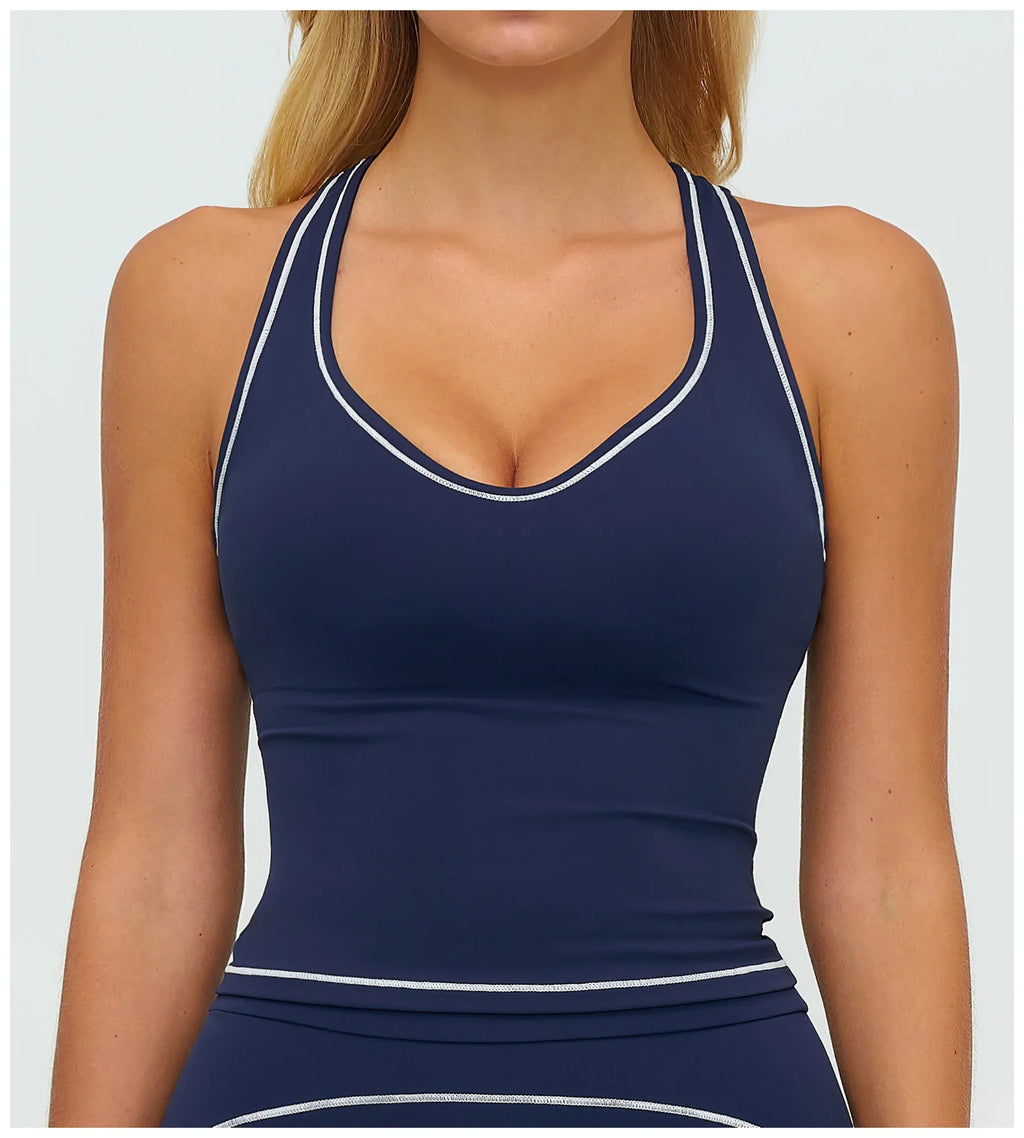 Fitness Bra Workout Tops Patchwork Gym Underwear Fitness Sports Bras Sexy Athletic Sport Bra Women Backless Gym Yoga Crop Top