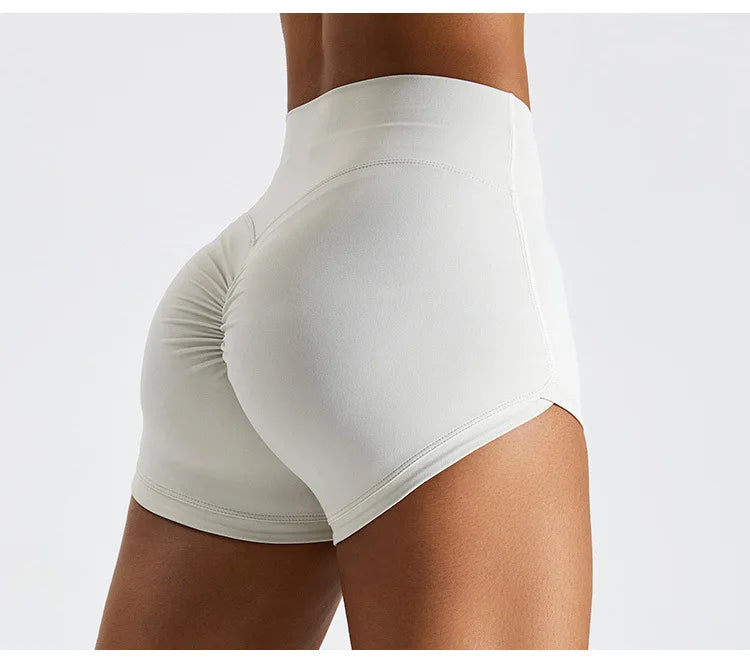 Yoga Shorts Buttock Lift Scrunch Fitness Shorts Gym Legging Cycling Slim Fit Workout Shorts Women High Waist Sports Shorts Women