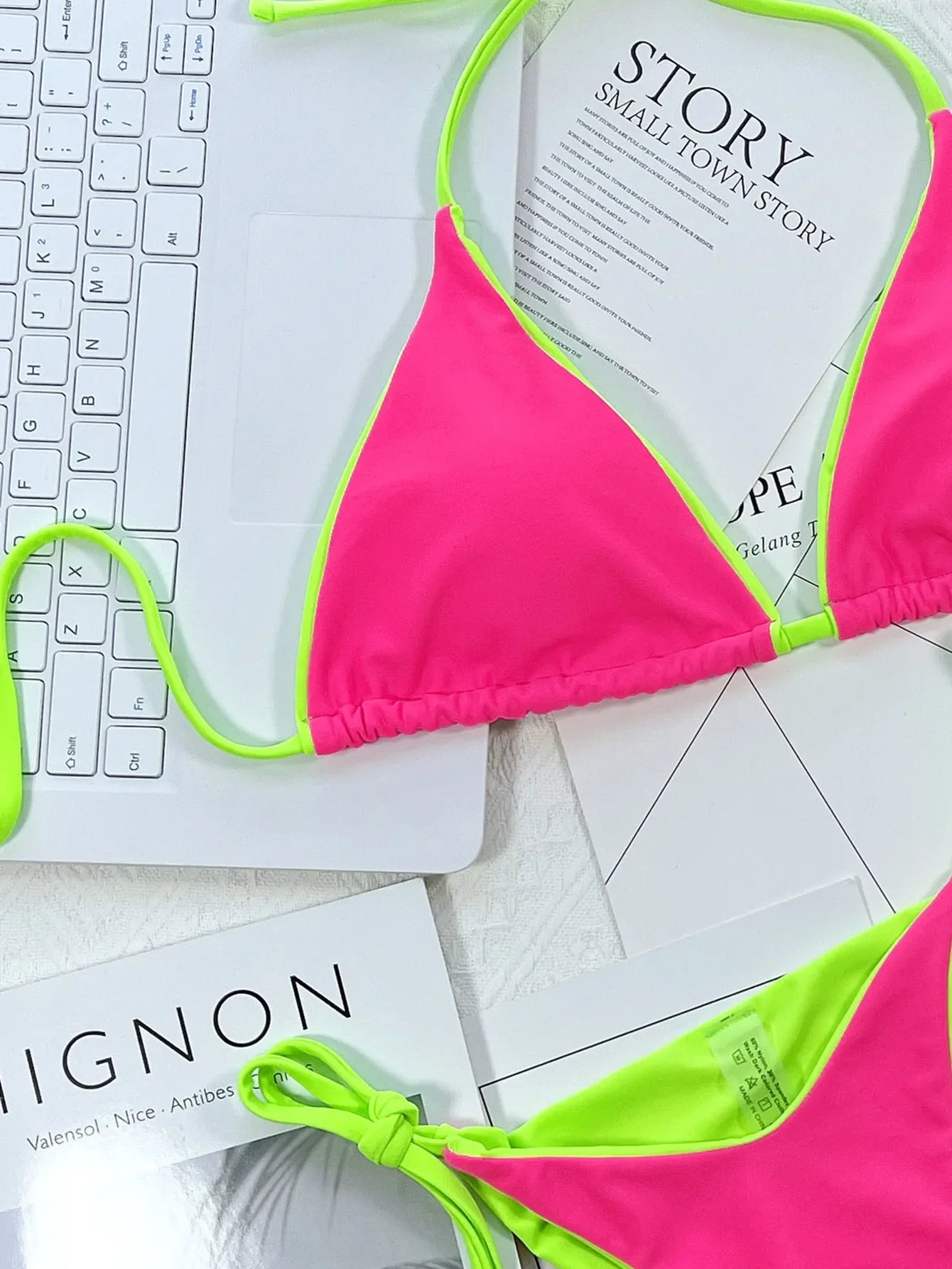 Sexy Micro Bikini 2025 Women Pink Leopard Print Neon Double Side Push Up Swimsuit Brazilian Beach Bathing Suit Thong Swimwear