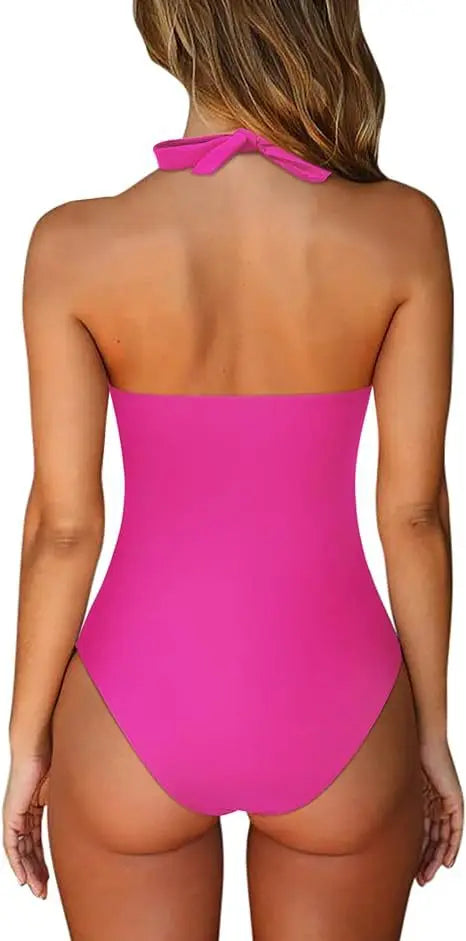 Women's Tight-fitting One-piece Bra Swimsuit Sexy Backless Cross-color Swimsuit Comfortable and Breathable Printing Underwear