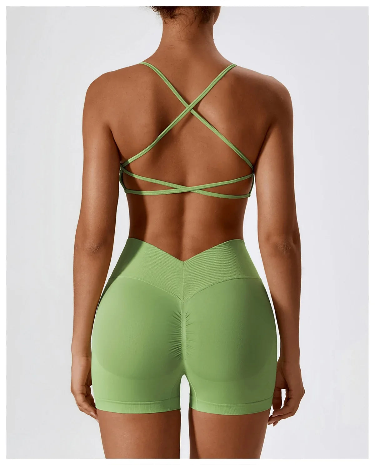 Women Cross Strap Sports Bra Women Push Up Sport Bra Yoga Gym Crop Top Brassiere Fitness Top Seamless Sport Bra Breathable Bras