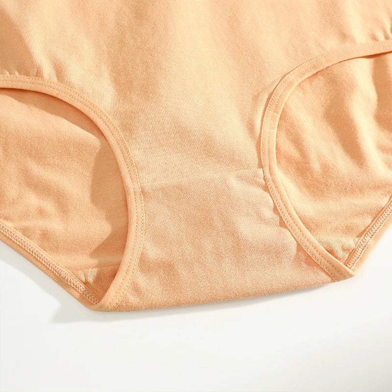 Finetoo 3Pcs/Set Women's Seamless Cotton Briefs Women Plus SizePanties Breathable Underwear Female Low Waist Soft Lingerie S-XXL