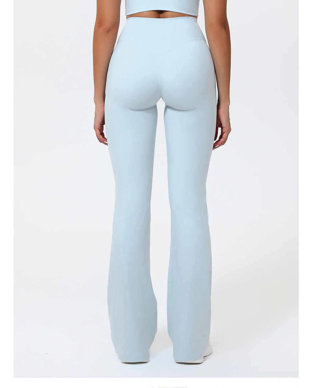 Hearuisavy Summer Woman Workout Flared Pants Leggings Pilates Fitness Trousers High Waist Butt Lifting Yoga Bell-Bottom Pants