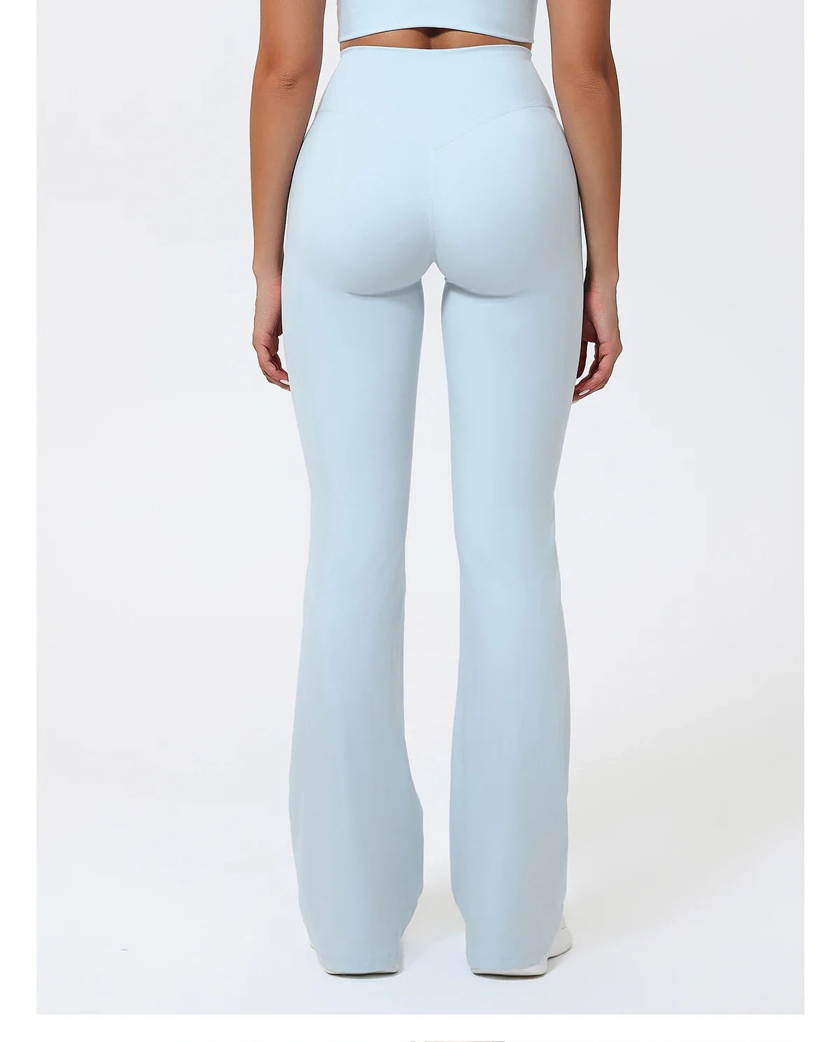 Hearuisavy Summer Woman Workout Flared Pants Leggings Pilates Fitness Trousers High Waist Butt Lifting Yoga Bell-Bottom Pants