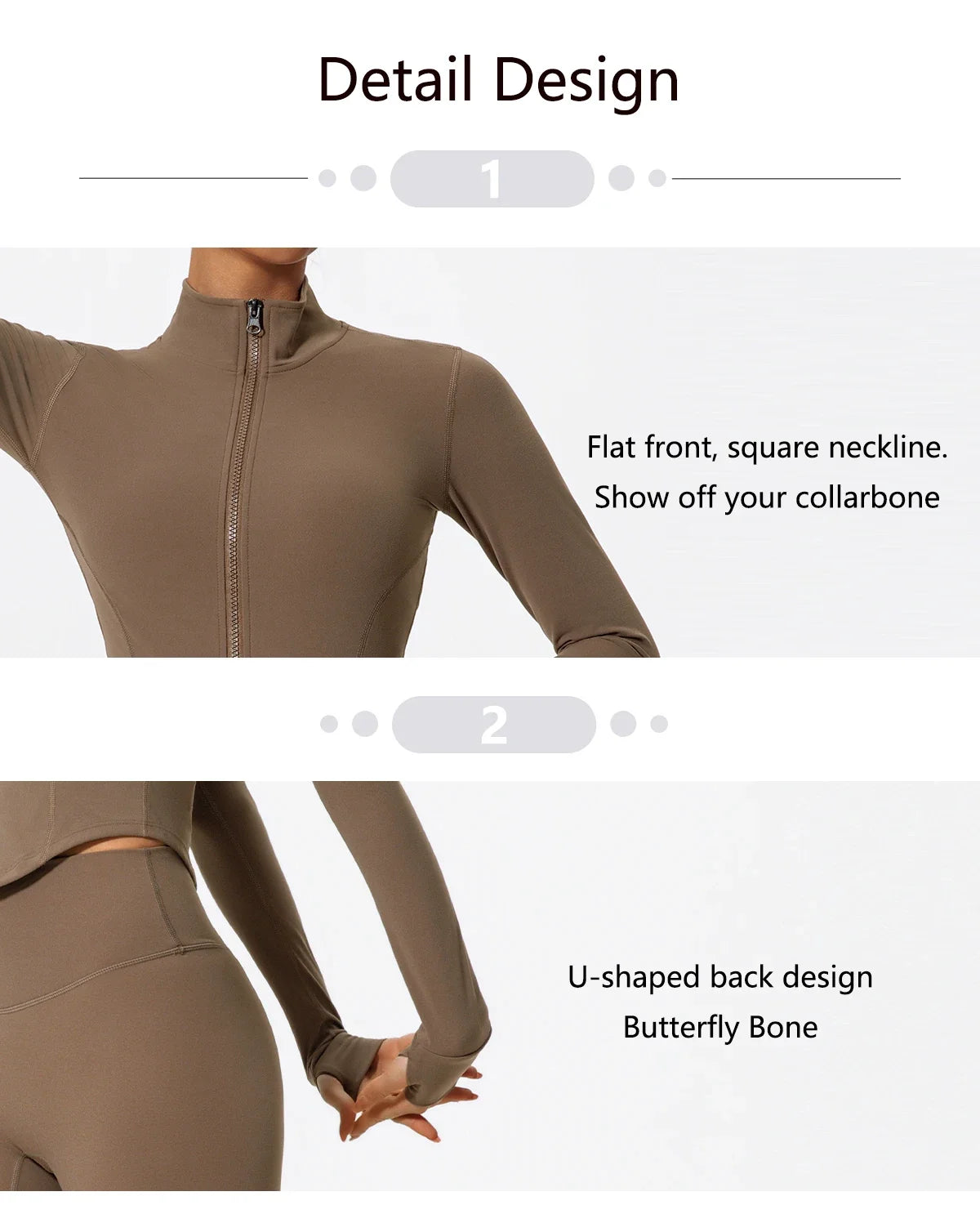 Hearuisavy Summer Ultra-Soft Fabrics Tight Sports Jackets Women Zipper Gym Yoga Clothes Female Quick-Dry Long Sleeve Sportswear