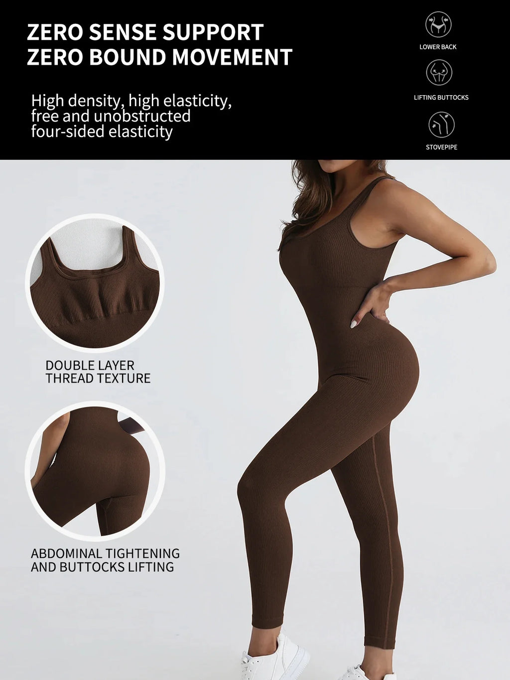 CZGUKE Women's Sportswear Yoga Set Integrated Sportswear Women's Gym Fitness Suit Fitness Stretch One Piece Yoga Suit