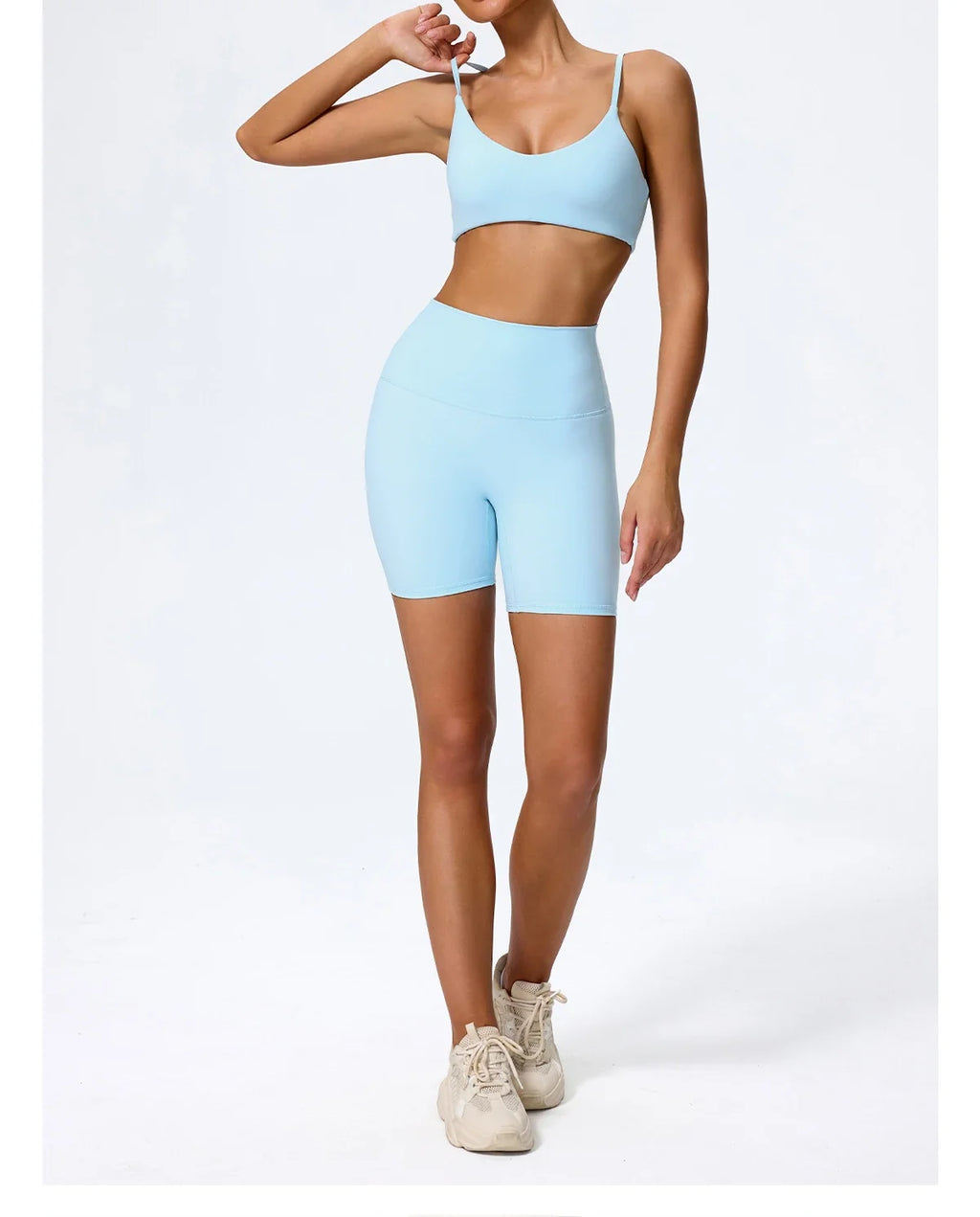 Hearuisavy Summer Super-Soft Women Quick Drying Sports Bra Breathable Gym Workout Top Fitness Underwear Push Up Running Yoga Top