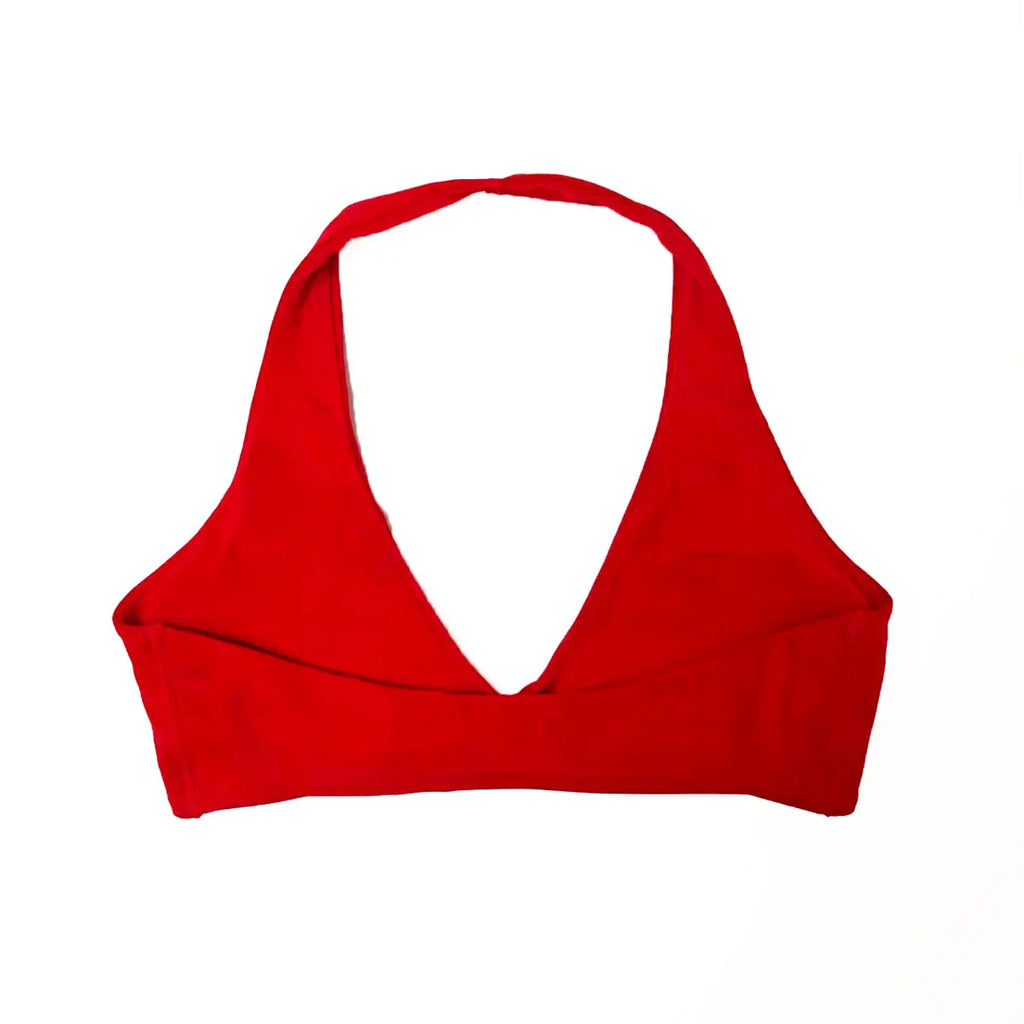 NCLAGEN Gym high support Workout underwear SoftMotion Minimal Halter Neck Bralette Women's sports bra Pilates yoga halter top