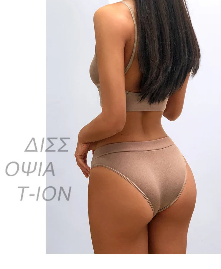 Sexy Thongs Seamless Women Panties Cotton G String Fashion Underwear Female Briefs Girls Lingerie Simple Sporty Style Size S-XL