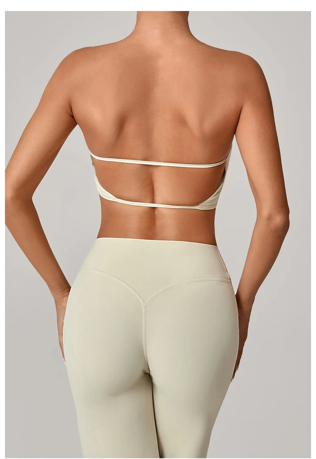 Women Strapless Sports Bra Gym Top Quick-Drying Yoga Clothes Women Tube Top Fitness Chest Wrap Underwear Workout Bra Female