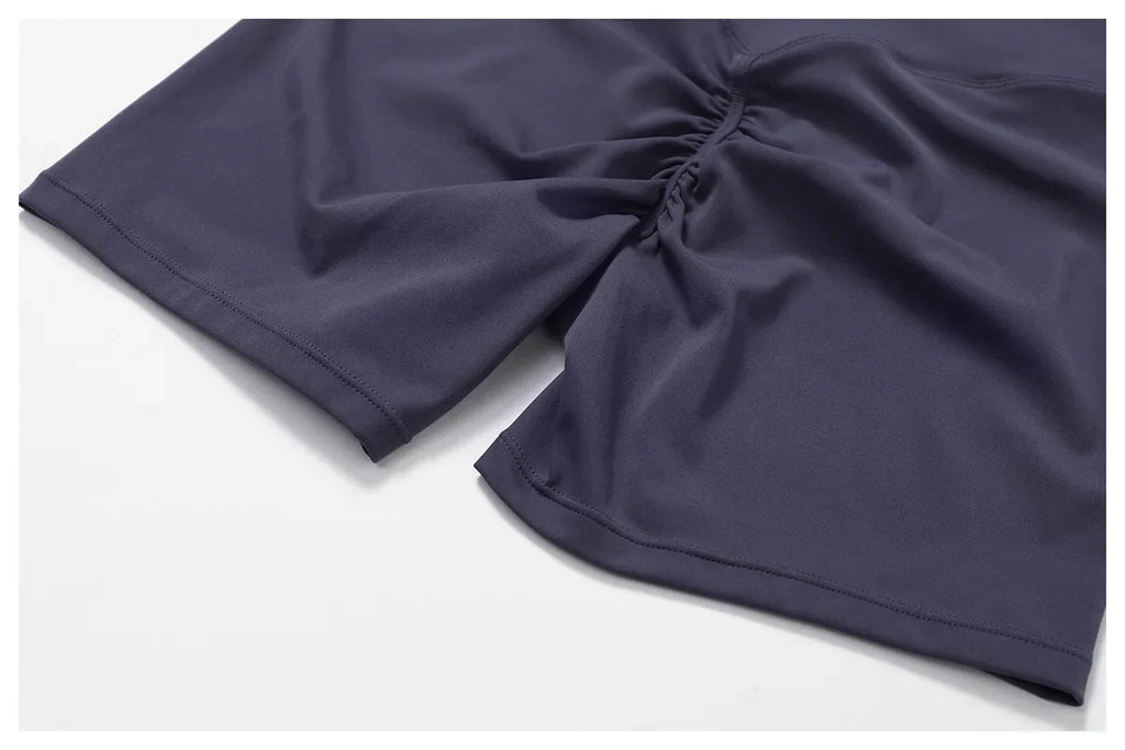 Yoga Shorts Women High Waist Workout Shorts Fitness Yoga Tights Lift Butt Fitness Ladies Yoga Gym Running Short Pants Sportswear