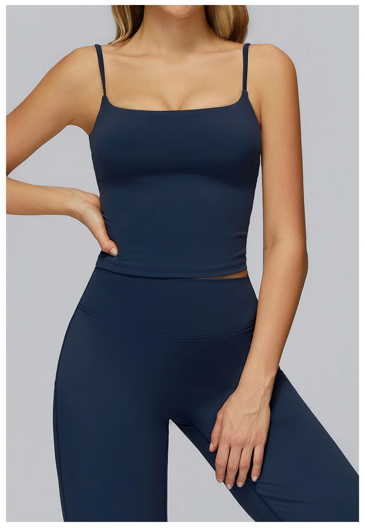 Running Underwear Sports Bra Women High Support Open Back Yoga Breathable Slim Fit Fitness Pilates Tank Top With Removable Pads