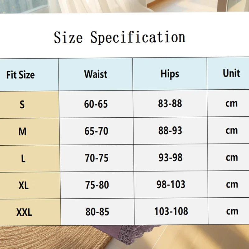 4Pcs/Set Women's Cotton Briefs Women Seamless Panties Solid Color Breathable Underwear Female Low Waist Soft Lingerie S-XXL