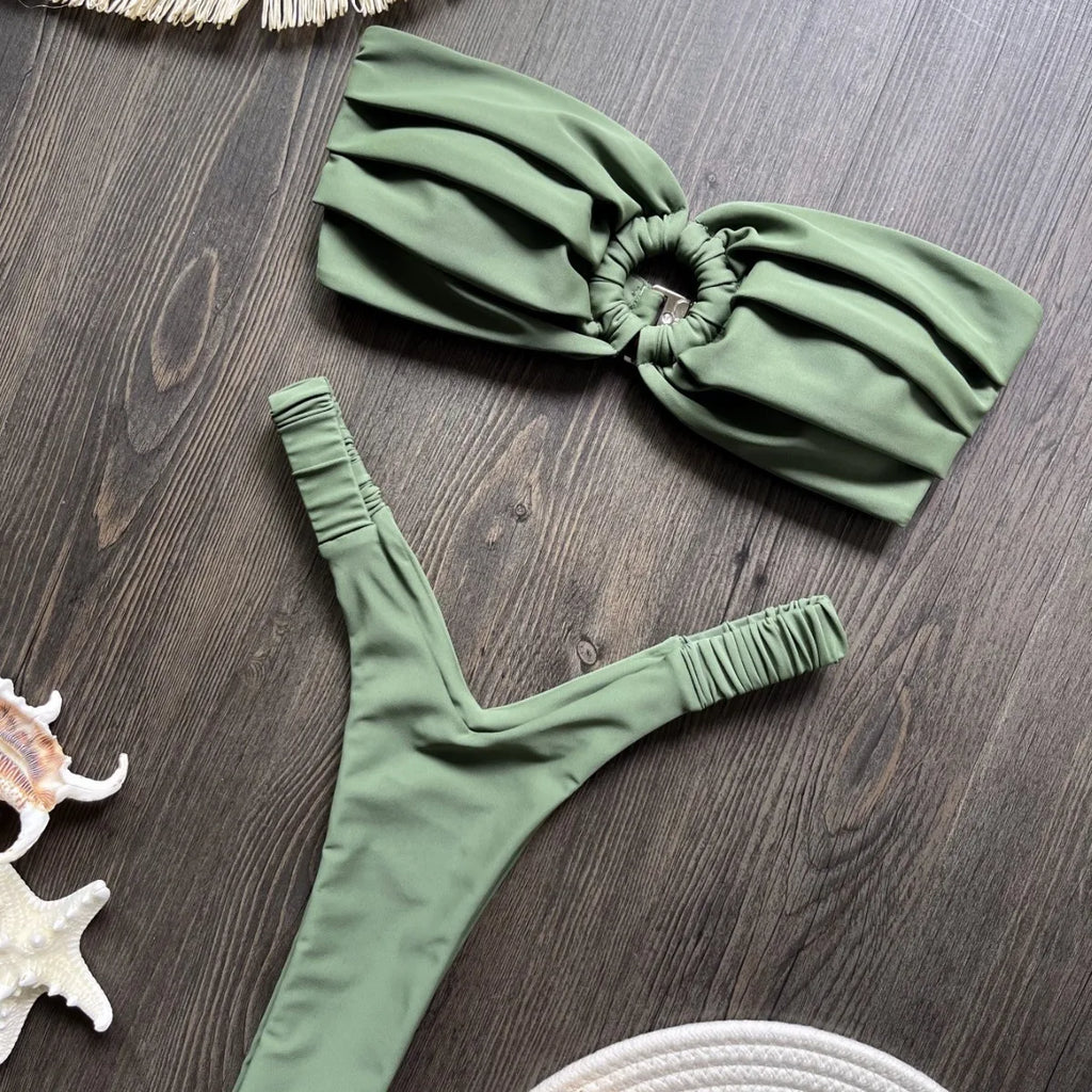 2026 Micro Bikini Push Up Women Swimsuits Sexy Female Swimwear Brazilian Bikini Set Thong Biquini Swimming Suits Beachwear