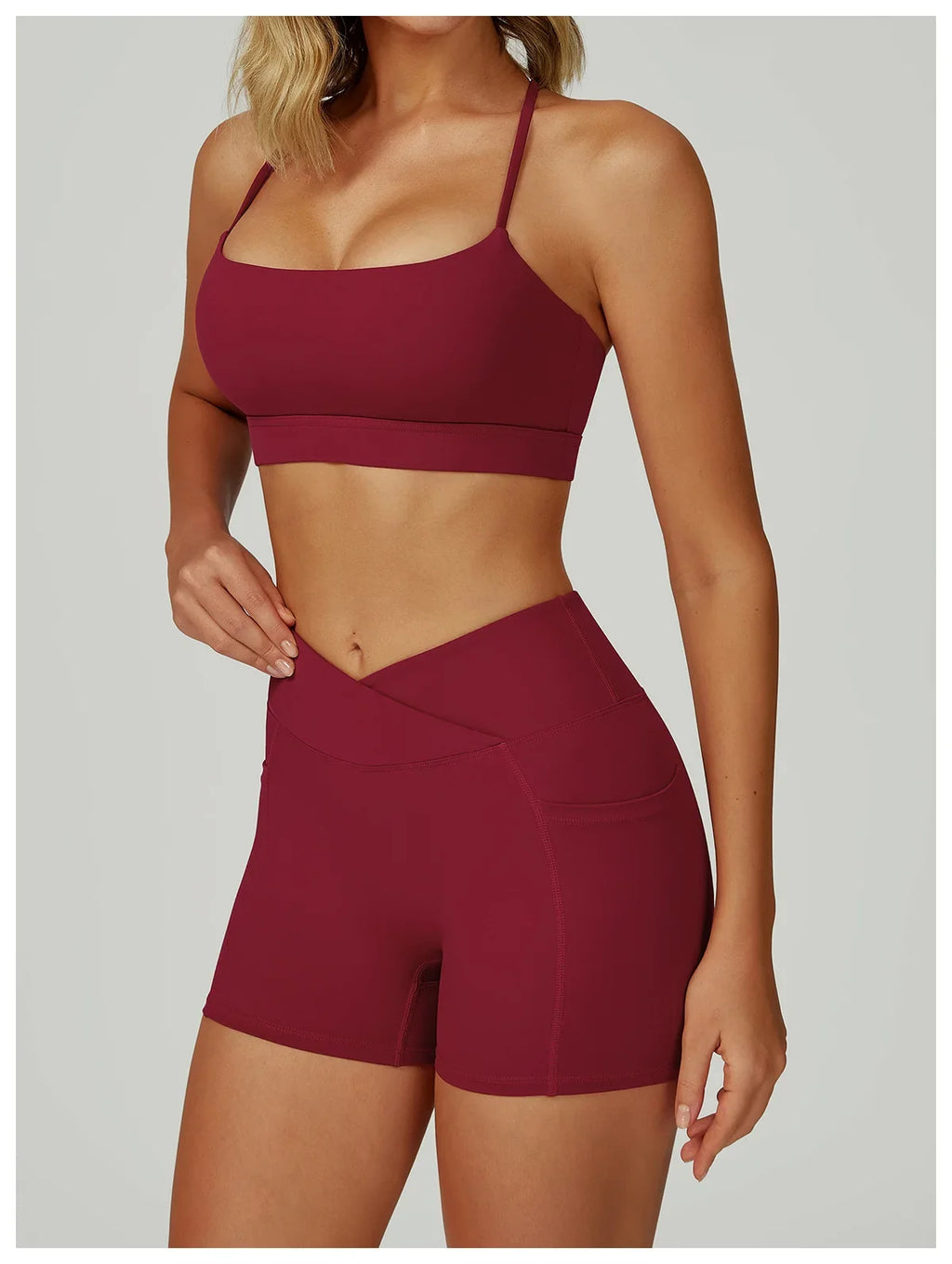 Sexy Underwear Women Tops Back Cross Strap Tank Top Push Up Running Sports Bra Breathable Soft Fitness Beauty Workout Yoga Bra