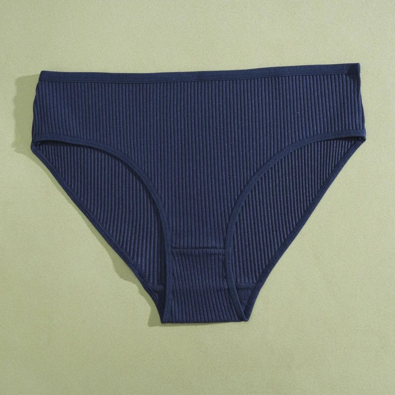 Women's Seamless Cotton Briefs Women Panties Solid Color Breathable Underwear Female Low Waist Soft Lingerie S-XXL