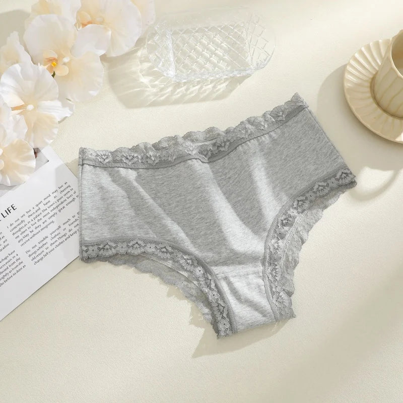 Women's Seamless Cotton Briefs Women Panties Solid Color Breathable Underwear Female Low Waist Soft Lingerie S-XXL