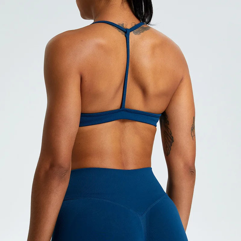 Women Sports Underwear High Support Sports Top Push Up Yoga Bra Gym Crop Top Fitness Workout Bra Running Brassiere Sportswear