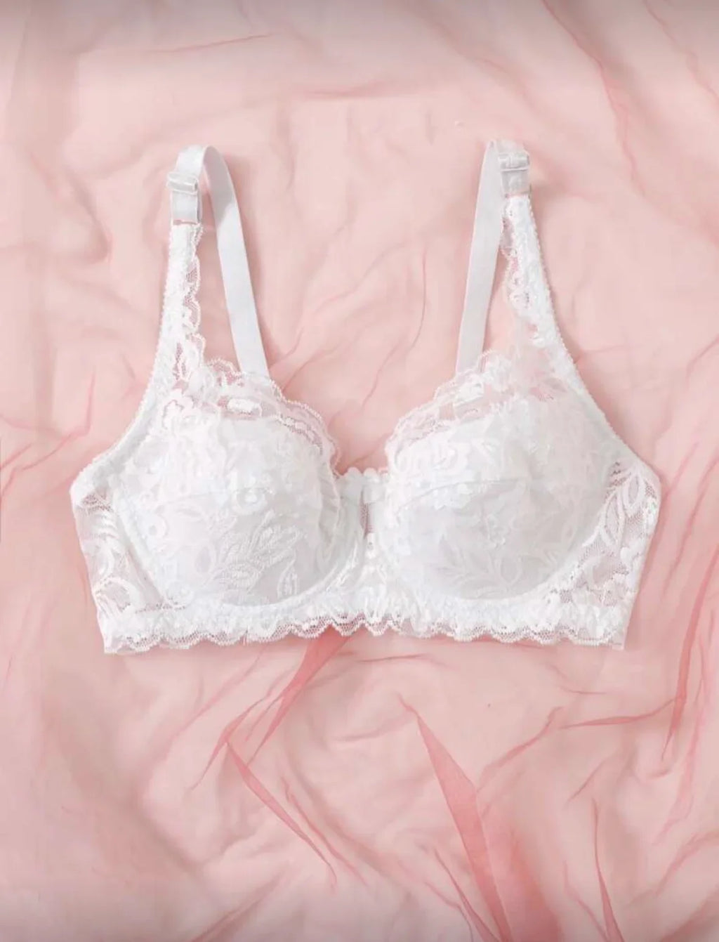 Lace Women's Bra Breast Cover Thin Cup Underwear Underwire Adjustable Push Up Bras Sexy Bralette Lingerie