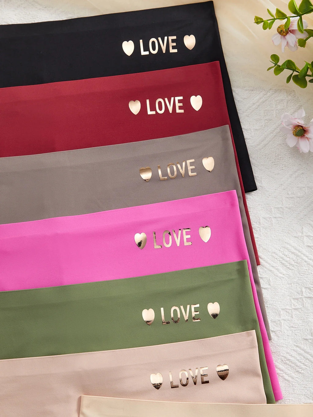 8PCS Seamless Women's Panties Love Heart Boxers Multi-Color Comfortable Women's underwear set