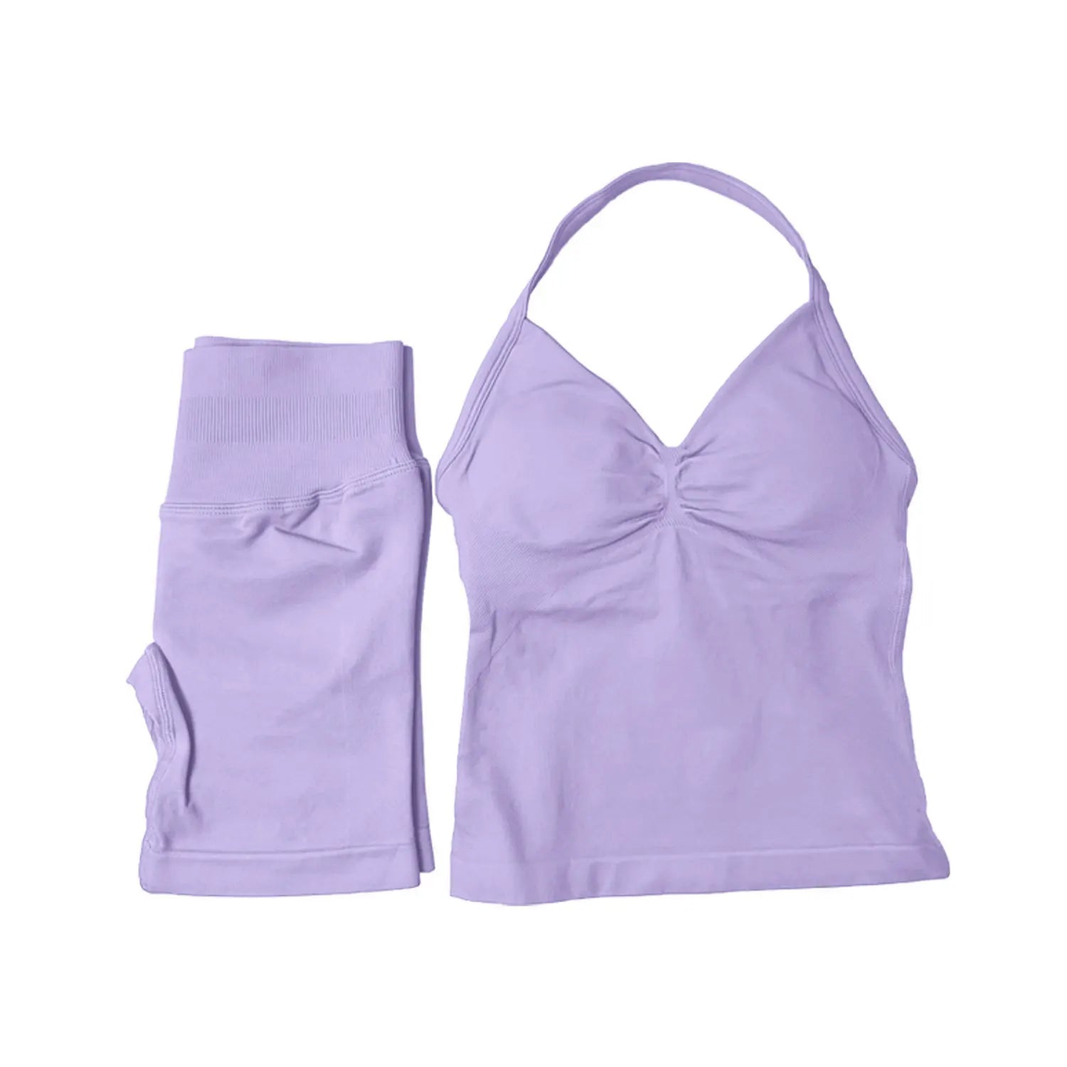 NCLAGEN Yoga Sets Women Gym Clothes ongline Strappy Top Shorts Activewear Sports 2 Piece Fitness Suit Running Workout Sportwear