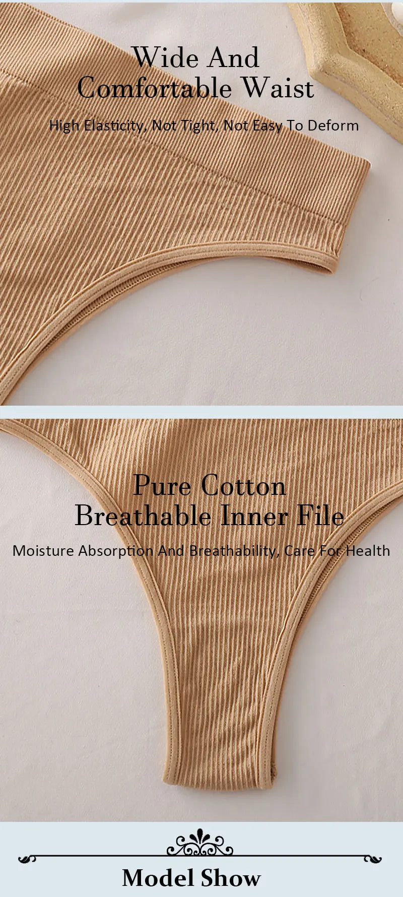 2PCS/Set Seamless Panties Women Sexy Low Waist Brazilian Pant Female Solid Color Breathable Underwear Lady Soft Intimat Lingerie
