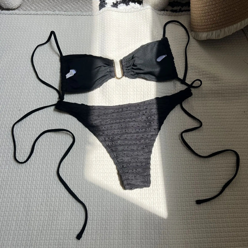 2026 New Sexy Bikinis Swimsuits Women's Swimwear Push Up Female Beach Swim Wear Bathing Suits Brazilian Bikini Set Pool Bather